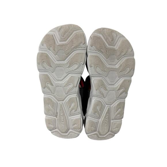 Skechers Thermo Splash Black Red Light Up Flame Sporty Sandals Boys Youth 2 - Picture 7 of 7
